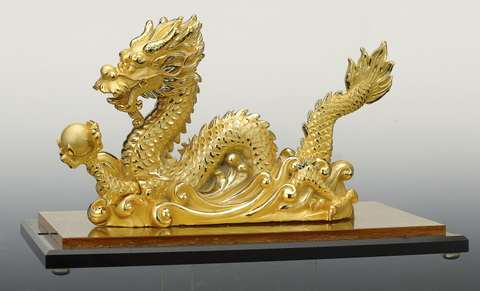 天命造運神獸風水文創系列擺飾-金龍富貴