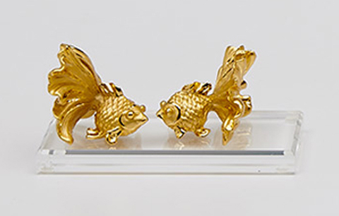 吉祥賀禮擺飾禮盒系列-雙金魚
