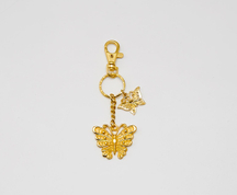 福蝶成雙鎖圈,鑰匙圈